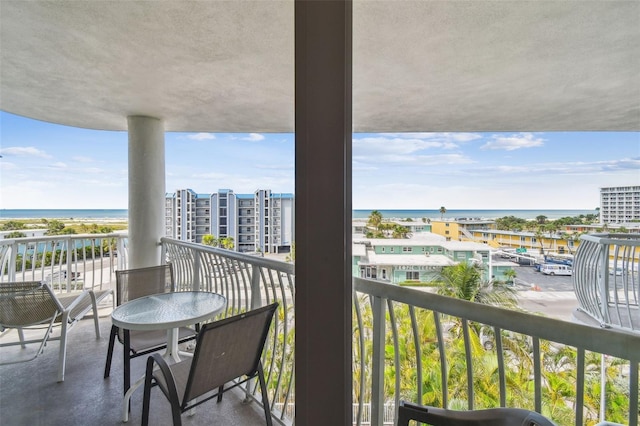 11605 Gulf Blvd Unit 506, Saint Petersburg, FL 33706 - balcony with a water view
