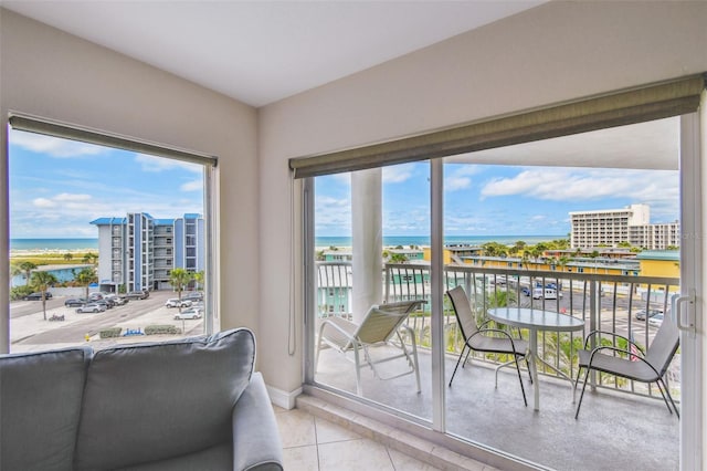 11605 Gulf Blvd Unit 506, Saint Petersburg, FL 33706 - balcony featuring a water view
