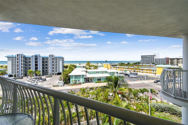 11605 Gulf Blvd Unit 506, Saint Petersburg, FL 33706 - balcony featuring a water view
