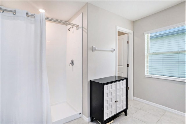 146 Rain Berry Ave, Ruskin, FL 33570 - full bath with tiled shower and tile patterned flooring