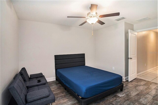 146 Rain Berry Ave, Ruskin, FL 33570 - bedroom featuring wood finished floors and ceiling fan