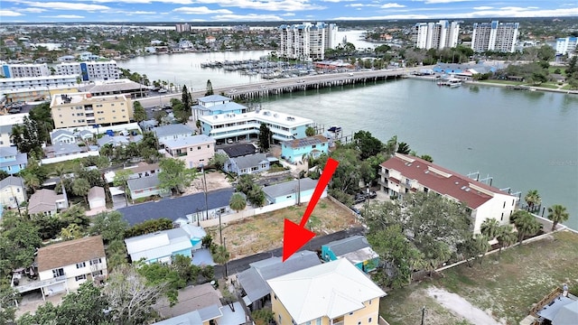 131 92nd Ave, Treasure Island, FL 33706 - view of urban area featuring a nearby body of water and a notable bridge