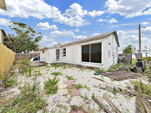 131 92nd Ave, Treasure Island, FL 33706 - back of property with a fenced backyard