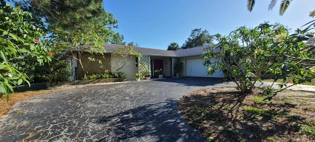 3717 Mckay Creek Dr, Largo, FL 33770 - ranch-style house with driveway, an attached garage, and stucco siding