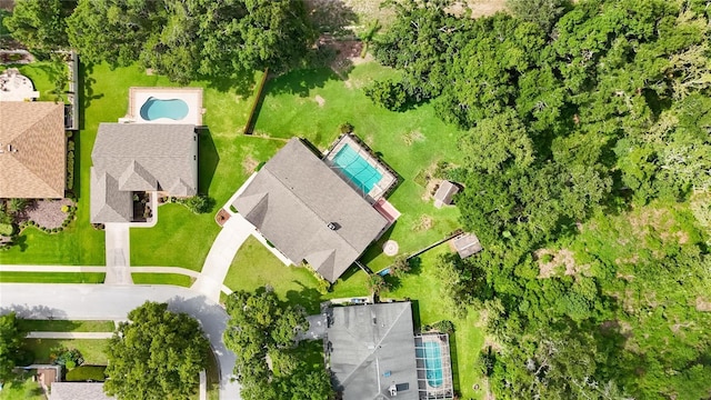 414 Summit Chase Dr, Valrico, FL 33594 - aerial view of a pool area