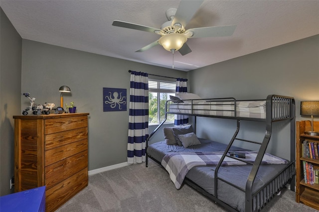 6468 Rubia Cir, Apollo Beach, FL 33572 - carpeted bedroom featuring baseboards and a ceiling fan