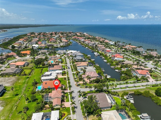 6468 Rubia Cir, Apollo Beach, FL 33572 - aerial view of property and surrounding area featuring a nearby body of water and nearby suburban area
