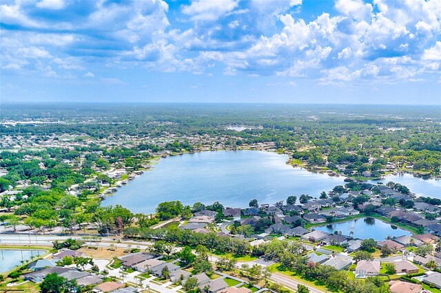 22943 Sills Loop, Land O Lakes, FL 34639 - aerial view of residential area with a large body of water