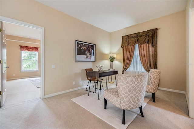 2354 Messenger Cir, Safety Harbor, FL 34695 - sitting room featuring light colored carpet and baseboards