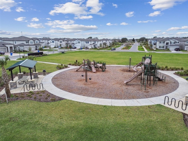 33287 Sycamore Leaf Dr, Wesley Chapel, FL 33545 - view of community with a residential view and a yard