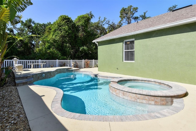 9709 Bay Colony Dr, Riverview, FL 33578 - view of pool with a pool with connected hot tub