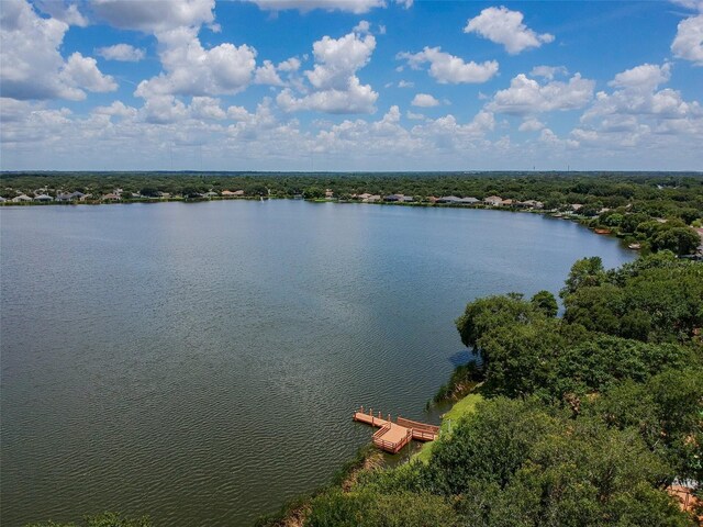 9709 Bay Colony Dr, Riverview, FL 33578 - water view with a heavily wooded area