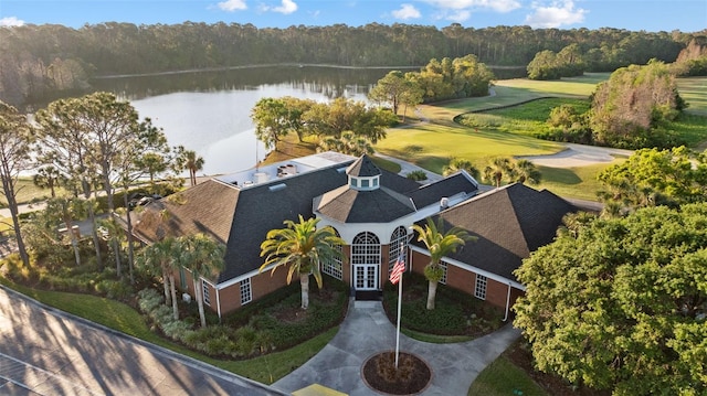 12009 Wandsworth Dr, Tampa, FL 33626 - view from above of property featuring a nearby body of water
