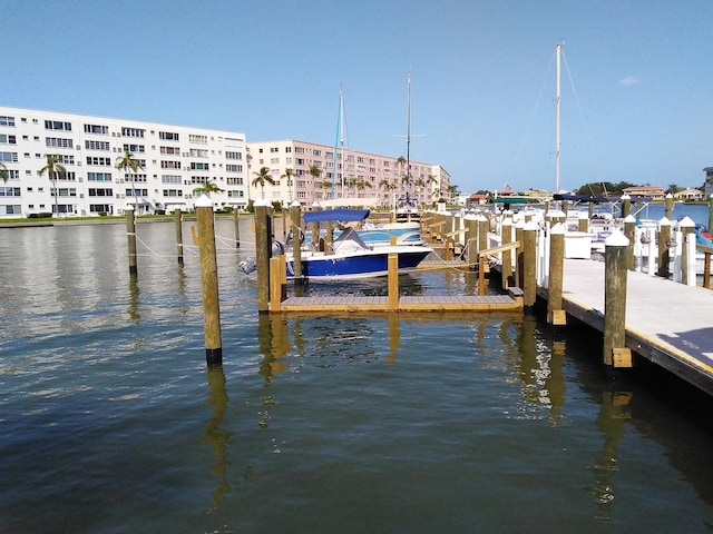 6060 Shore Blvd S Unit 903, Gulfport, FL 33707 - dock featuring a water view