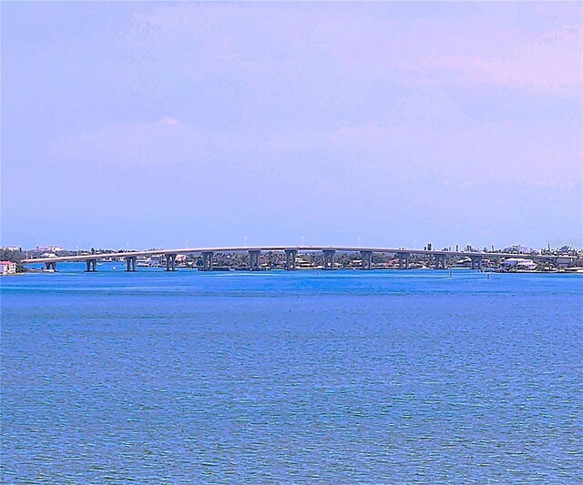 6060 Shore Blvd S Unit 903, Gulfport, FL 33707 - water view with a notable bridge