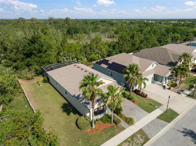 5102 Coastal Scene Dr, Apollo Beach, FL 33572 - drone / aerial view of a heavily wooded area