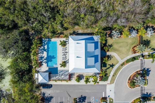 5102 Coastal Scene Dr, Apollo Beach, FL 33572 - aerial view of a pool