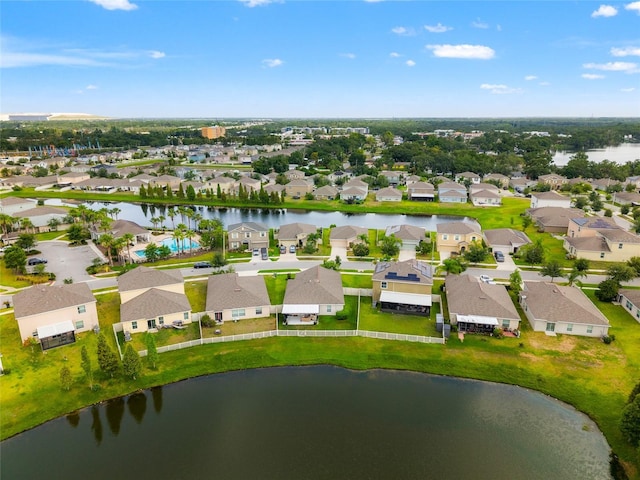 10512 Fuzzy Cattail St, Riverview, FL 33578 - aerial view of property and surrounding area featuring nearby suburban area and a nearby body of water