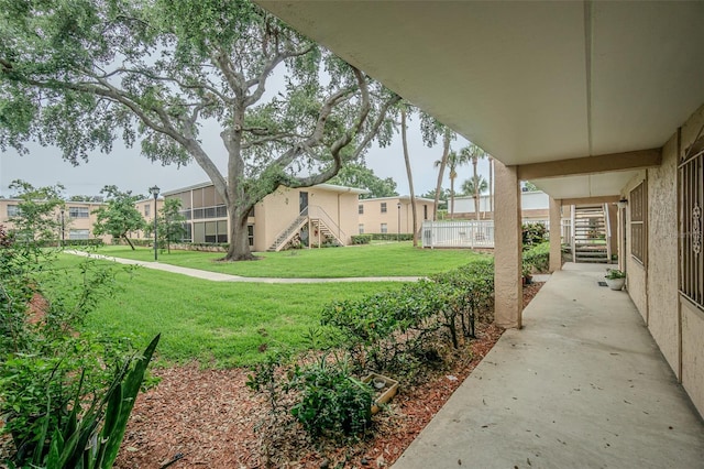 4708 Michael Ct Unit 103, Tampa, FL 33614 - view of green lawn with stairway