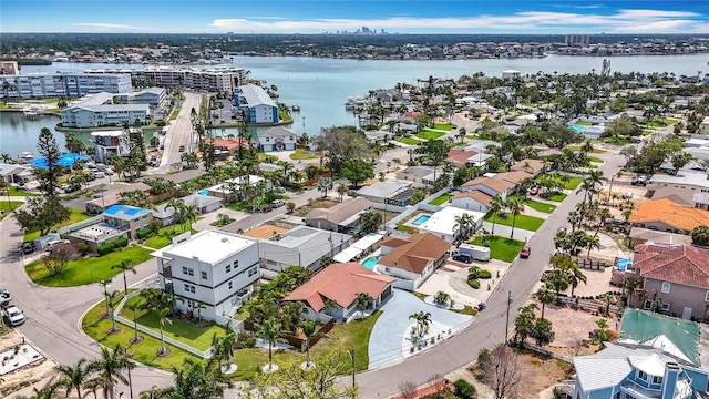 7125 S Shore Dr S, Saint Petersburg, FL 33707 - aerial perspective of suburban area featuring a nearby body of water