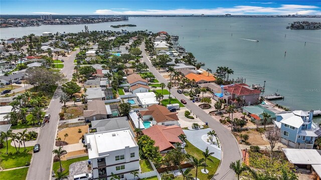 7125 S Shore Dr S, Saint Petersburg, FL 33707 - aerial view of residential area with a large body of water