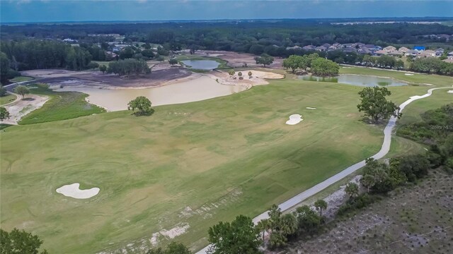 4795 Freccia Loop, Wesley Chapel, FL 33543 - drone / aerial view of a large body of water and a golf club
