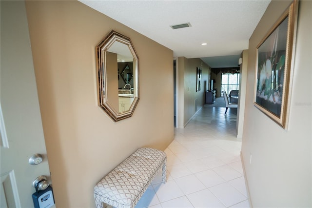 1846 Golfview Dr Unit 1846, Tarpon Springs, FL 34689 - corridor with light tile patterned floors