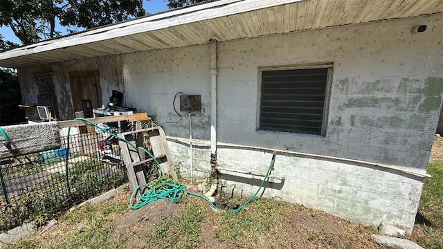 3424 16th St E, Bradenton, FL 34208 - view of property exterior featuring concrete block siding