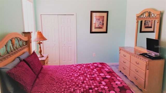 189 Minniehaha Cir, Haines City, FL 33844 - bedroom with a closet and baseboards