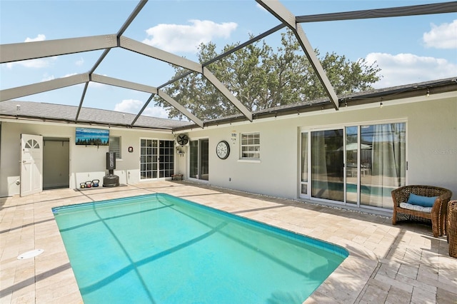 3966 High Bluff Dr, Largo, FL 33770 - outdoor pool featuring a patio and a lanai