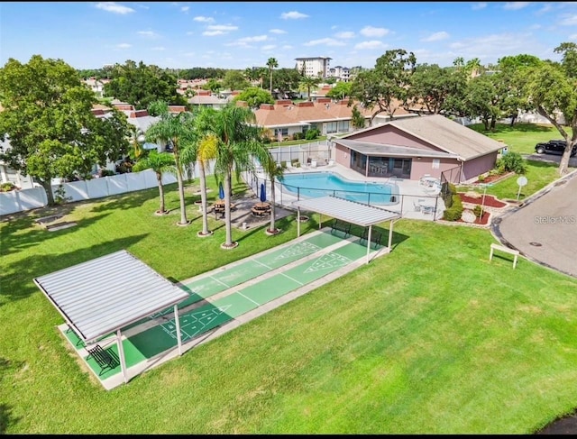 4309 Cedar Grove St, Holiday, FL 34691 - aerial view of a pool