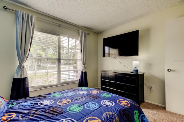 11641 Branch Mooring Dr, Tampa, FL 33635 - bedroom with carpet floors and a textured ceiling