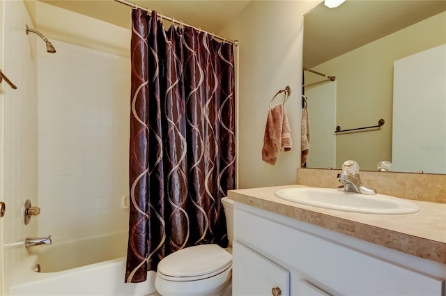 11641 Branch Mooring Dr, Tampa, FL 33635 - full bath featuring vanity, shower / bathtub combination with curtain, and toilet