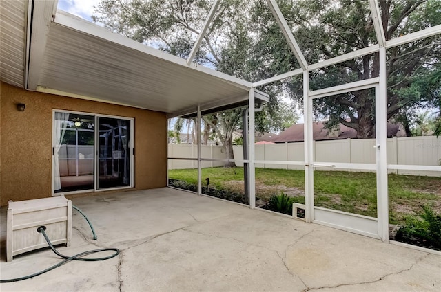 11641 Branch Mooring Dr, Tampa, FL 33635 - view of unfurnished sunroom