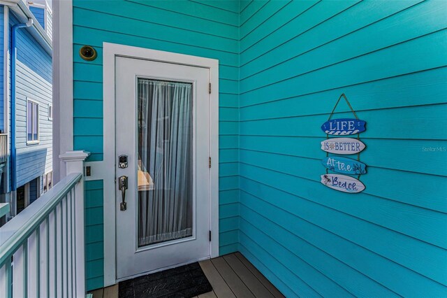13303 Gulf Ln, Madeira Beach, FL 33708 - view of doorway to property
