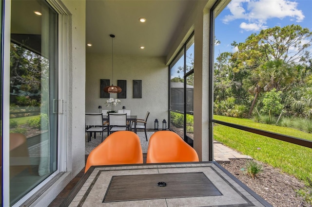 10036 Beachwalk Dr, Englewood, FL 34223 - view of sunroom