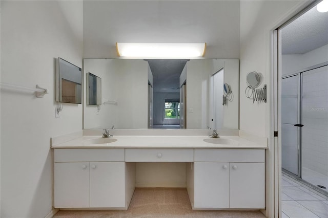 746 Masterpiece Dr, Sun City Center, FL 33573 - full bath featuring a shower stall and double vanity