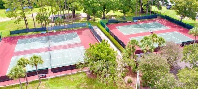 746 Masterpiece Dr, Sun City Center, FL 33573 - view of tennis court