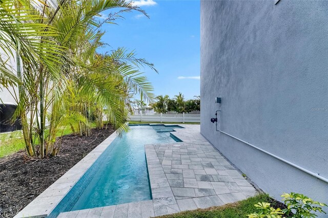 6526 Simone Shores Cir, Apollo Beach, FL 33572 - view of pool with a patio area