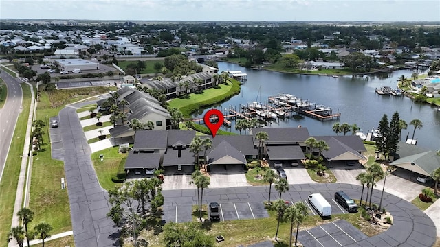 644 Yardarm Dr Unit 22, Apollo Beach, FL 33572 - aerial perspective of suburban area with a large body of water