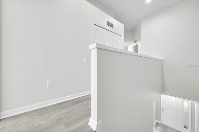 4910 Chatham Gate Drive Dr, Riverview, FL 33578 - stairway with baseboards, wood finished floors, and recessed lighting