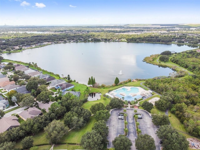 6918 Potomac Cir, Riverview, FL 33578 - view of property location featuring a large body of water and a pool area
