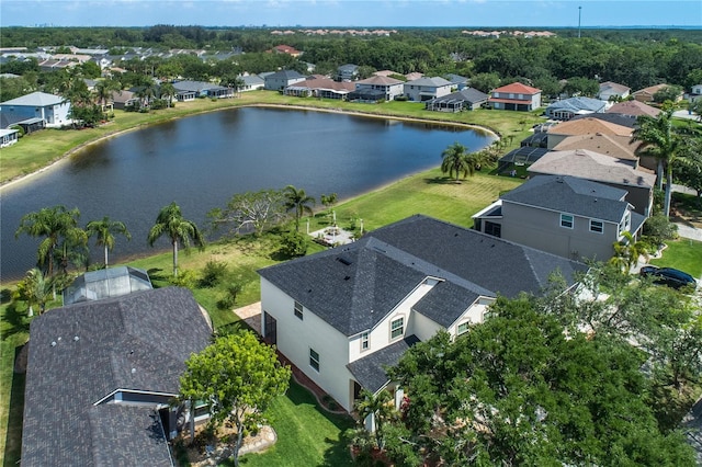 8518 Tidal Bay Ln, Tampa, FL 33635 - aerial view of residential area featuring a large body of water