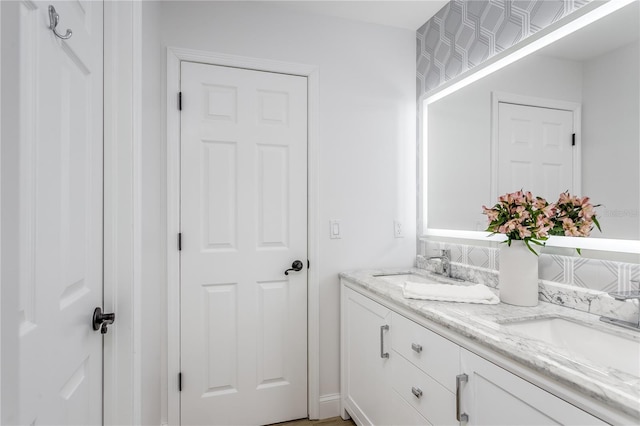 8518 Tidal Bay Ln, Tampa, FL 33635 - full bathroom featuring double vanity