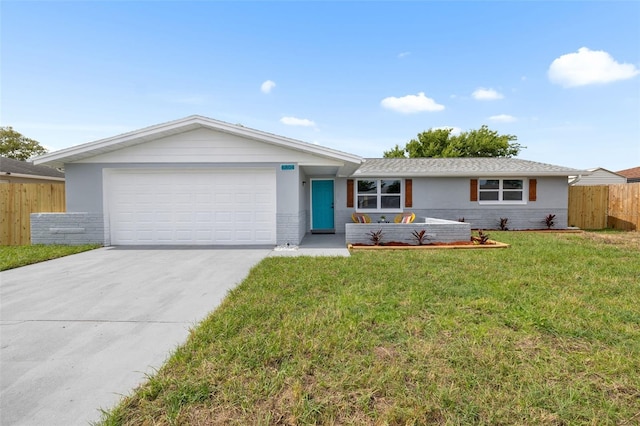 6804 Tierra Verde St, Port Richey, FL 34668 - ranch-style house featuring a garage and driveway
