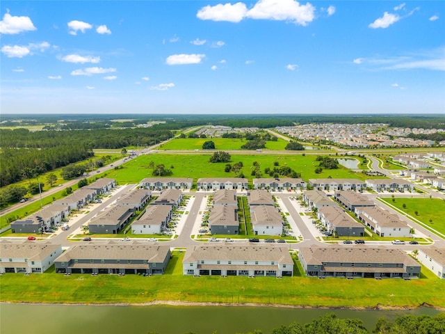 2925 Evergreen Elm Pass, Wesley Chapel, FL 33543 - aerial view of residential area featuring a nearby body of water