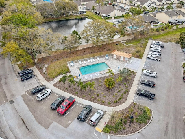 960 Starkey Rd Unit 2405, Largo, FL 33771 - drone / aerial view of a pool area