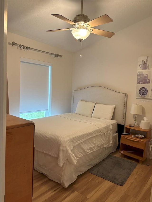 20938 Sunsweet Ct, Land O Lakes, FL 34637 - bedroom featuring wood finished floors and a ceiling fan