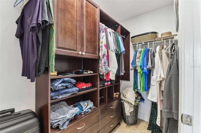 200 Skiff Pt Unit 202, Clearwater Beach, FL 33767 - spacious closet with tile patterned floors