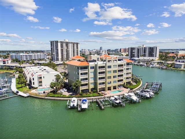 200 Skiff Pt Unit 202, Clearwater Beach, FL 33767 - view of urban area featuring a large body of water